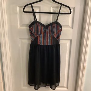 Black Sundress with Bustier